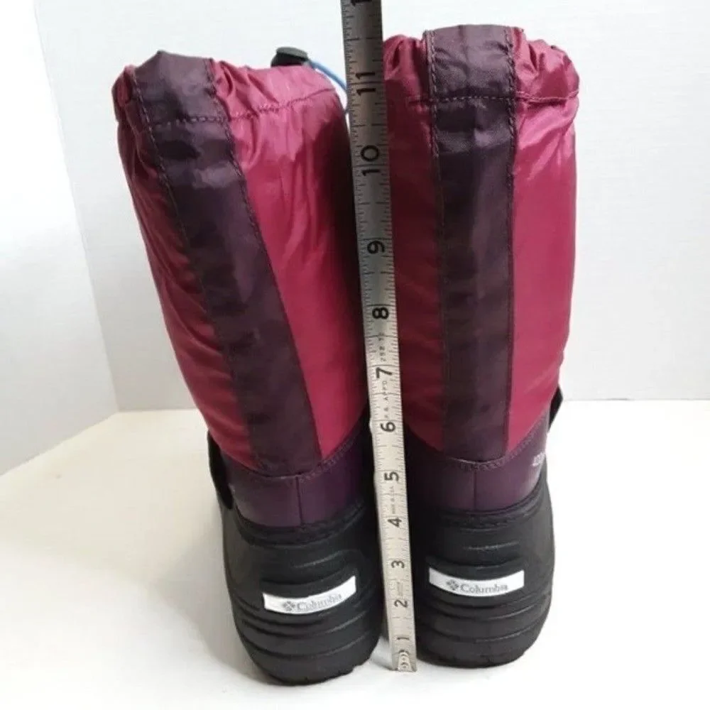 Columbia 400gr Big Girl 6 Red Purple Winter Boot